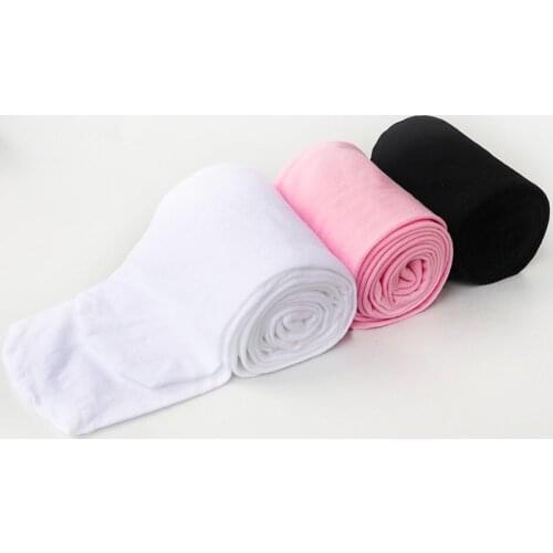 3 Pieces Solid Color Tights For Girls Soft Cotton Pantyhose Autumn Baby Girls Long Stockings Toddler Skinny Pants For Ballet