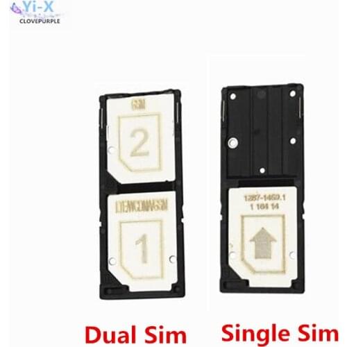 Single / Dual SIM Card Tray Holder Adapter For Sony Xperia C3 C4