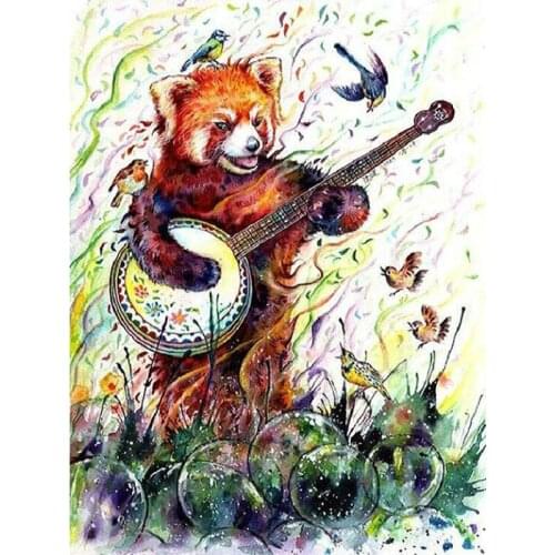 YIKEE diamond painting Lesser panda,diamond painting full square,diamond painting kit K126
