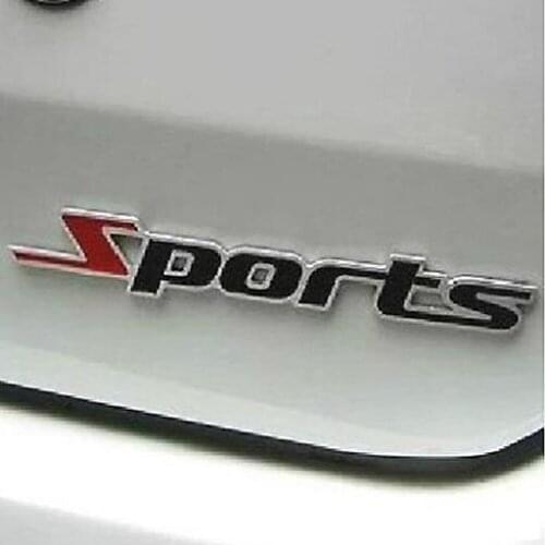 Car styling 3D metal Sports stickers Accessories for focus mondeo bmw e30 renault megane 2 bmw f10 e87 touran renault scenic