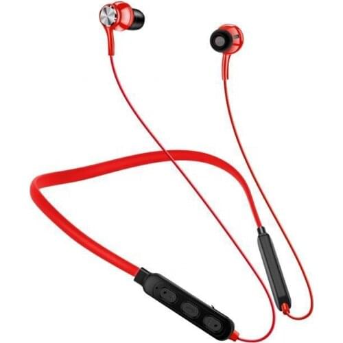 Wireless Bluetooth Earphone Hanging Neck Sports Headphones Magnetic Binaural Stereo Running Earplugs Volume Conrtol Waterproof