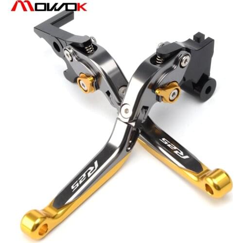 CNC Folding Extendable Brake Clutch Levers For YAMAHA R25 2014 2015 2016 2017 YZFR3 2014 2015 2016 2017 2018