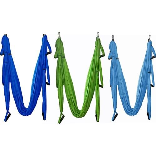 Anti-Gravity Nylon Yoga Hammock Set with Buckles Straps Home Indoor Fitness Pilates Aerial Swings Hammocks Yoga Accessories