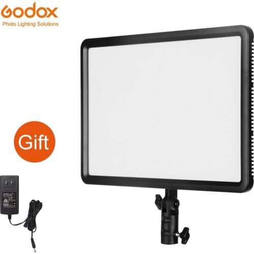 Godox LEDP260C 3300~5500K LED Bi-Color & Dimmable Studio Video Light Lamp Panel for Camera DV Camcorder+ Free AC adapter