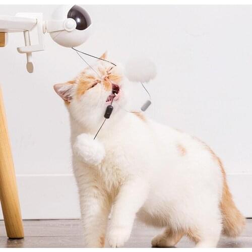 Cat toy lifting ball Cats Teaser Toy Electric Flutter Rotating Cat Toys Electronic Motion Pet Toys Interactive