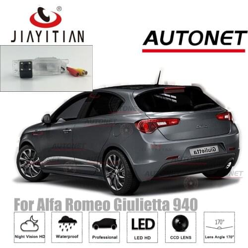 JiaYiTian Rear camera for Alfa Romeo Giulietta 940 /QV/GTSQ2/Squadra Corse TCT 2010~2018 CCD Night Vision license plate camera
