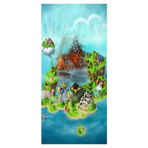 Classic Game Boy&Super Mario Background Print Bamboo Fiber Bathroom Towels/Super Water-absorbing Beach Towel In Size 35CMX70CM