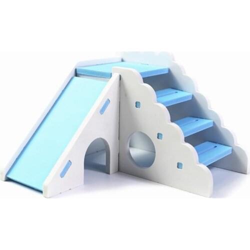 Hamster Ladder Toy клетка для хомяка Creative Hamster Seesaw Hamster Triangle Swing For Small Guinea Pig Hamster Climb Play Toy
