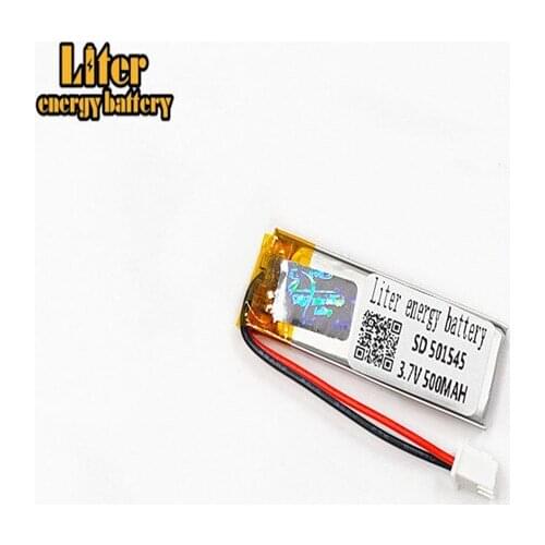 Lithium battery 501545 3.7V 500MAH 501646 battery Bluetooth MP3 MP4 GPS DVD recording pen chewing gum