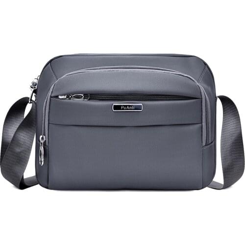 Men Shoulder Bags Casual Waterproof Solid Laptop Messenger Bag High Quality Traveling Fashion Outdoor Crossbody Bags For Men