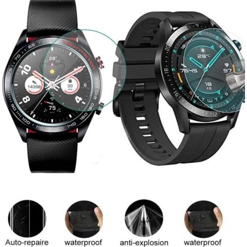 Soft TPU (Not Glass) Protective Film For Huawei Honor Watch GT/Magic 2 Screen Protector Cover GT2 Magic2 Smartwatch Protection