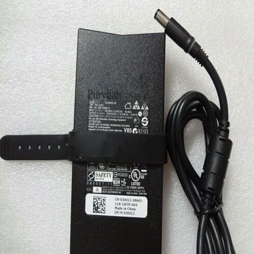 NEW Original Puryuan WRHKW 19.5V 6.7A JU012 PA-4E 7.4mm Pin For Dell 130W Inspiron 5R(N5110),17R(N7110),M5110 Notebook Charger
