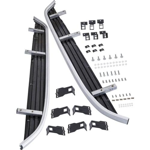 NEW ALUMINIUM SIDE STEPS RUNNING BOARDS 4 FOR LAND ROVER FREELANDER 2 OE STYLE