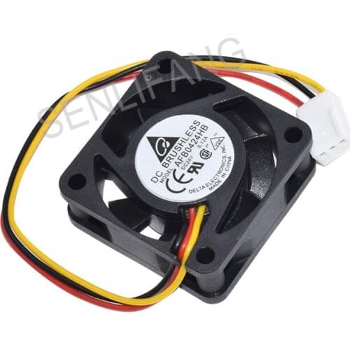 Brand New Square Cooler Fan AFB0424HB DC24V 0.12A Three Pins Cooling