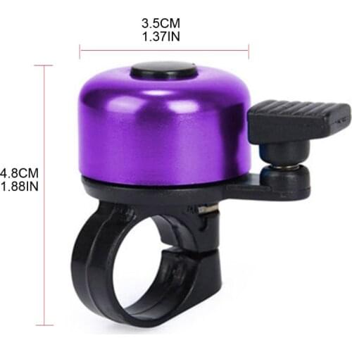 Monophonic Bike Bell Children Balance Car Bicycle Hand Press Small Bells Riding