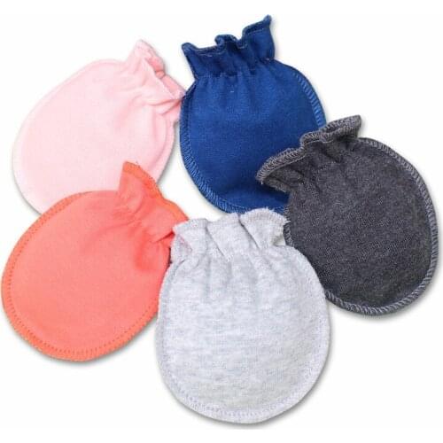3Pairs Fashion Baby Anti Scratching Gloves Newborn Protection Face Cotton Scratch Mittens