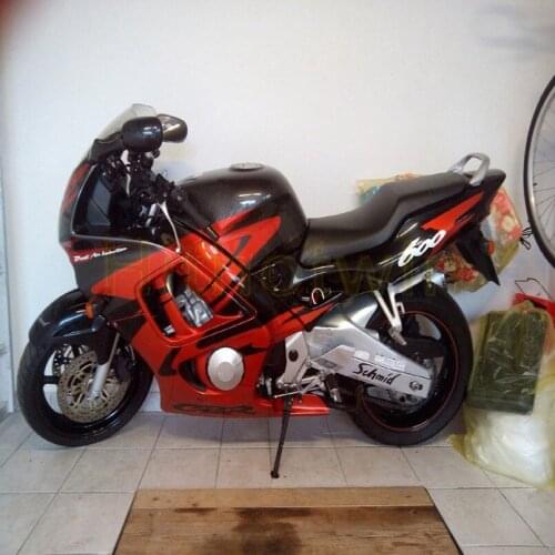 Custom motorcycle Fairings for CBR600F2 1991-1994 ABS Plastic motor panels+Botls+red black M2