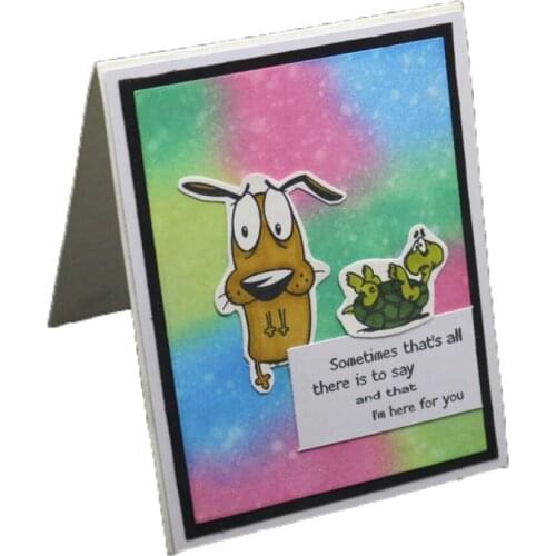 Dog Tortoise Dinosaur Clear Stamps for DIY Scrapbooking Card Cartoon Background Transparent Silicone Stamp Seal Album Decoration