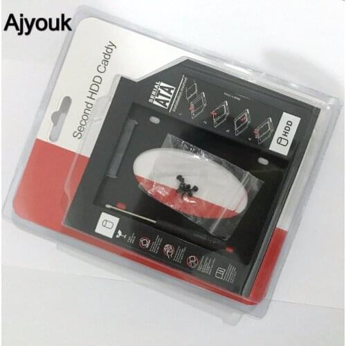 50PCS 12.7mm Ultra Thin ABS SATA3.0 Hard Disk Drive Optical Bay CD Driver Slot HDD SSD Holder Bracket for PC Laptop Notebook