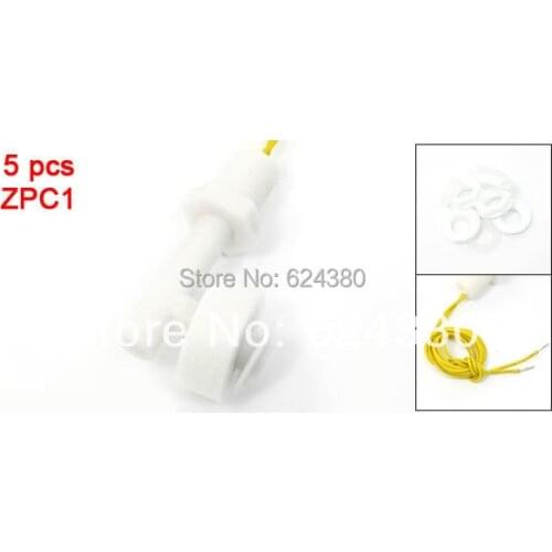 1 Pack ( 5 Pcs / Lot ) x Fish Tank Pool Liquid Water Level Sensor Right Angle PP Float Switch ZPC1 Wholesale Retail
