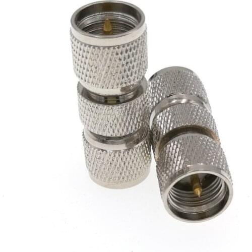 10pcs Mini UHF Male To Mini UHF Male RF Connector Adapter