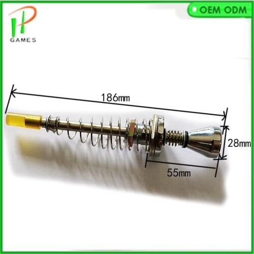 2 pcs Silver head trolley pintable trolley Pinball machine Spring game machine big game Spring game machineaccessories