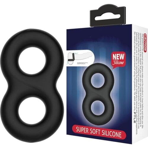 4Type Silicone Reusable Penis Rings Men Ejaculation Delay Cock Ring Lasting Firmer Longer Erection Scrotum Lock Ring Sex Toys