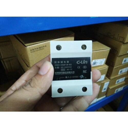 Brand new original authentic C-Lin HHG1-1/032F-38 40Z Single Phase DC Control AC SSR-DA Solid State Relay 40A