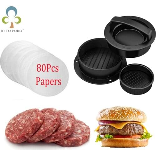 1 Set Non-Stick Chef Cutlets Hamburger Forms Press For Cutletses Burger Maker Mould Meat Beef Grill Press Cutlets Meat Tools ZXH