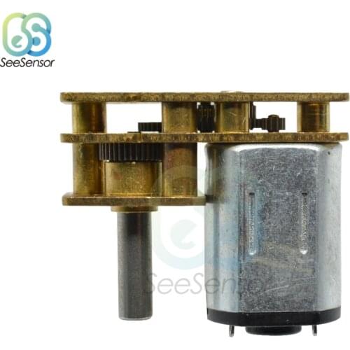 DC 3V 6V 12V GA1024-N20 Mini Micro Metal Gear Motor with Gearwheel DC Motors 15/20/30/50/60/100/150/200/300/400/500/600/1000RPM