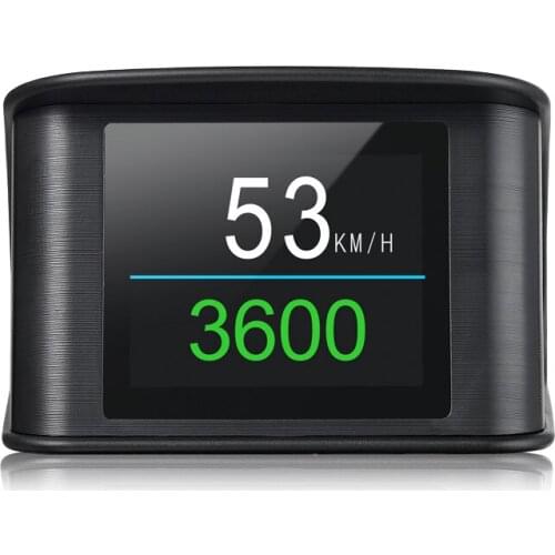 Head Up Display OBD2 GPS Car HUD Interface Vehicle Speed Engine OverSpeed Warning Mileage Projector Universal Car Speedometer