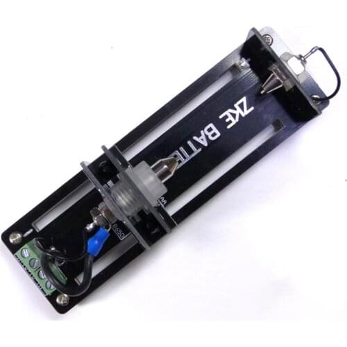 Capacity Tester Holder 4-wire 5A-10A Terminal Wiring Battery Test Stand for 32650,18650,26650,32700 AA, AAA Battery