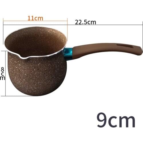 Single Handle Anti-scalding Coffee Pot Non-stick Pan Mini Milk Pot A1
