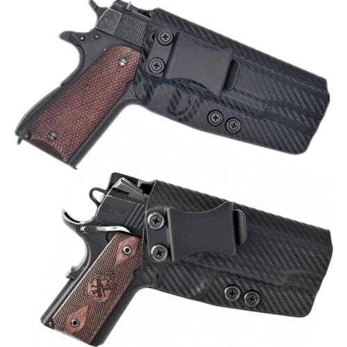 Concealed Carry Carbon Fiber Kydex IWB Holster For Taurus 1911 3.5" Officer 4.25" Commander 5" Government Inside the Waistband
