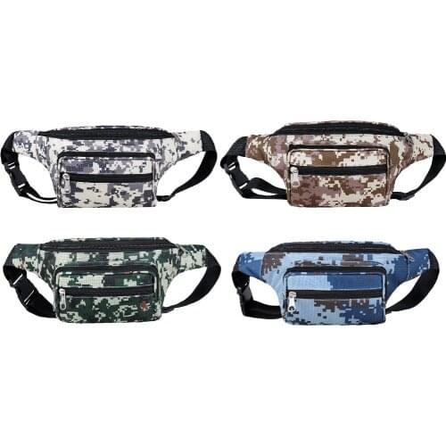 Fashion Men Camouflage Printing Shoulder Crossbody Bags Casual Male Waist Packs Chest Bag Large Capacity Messenger Handbags