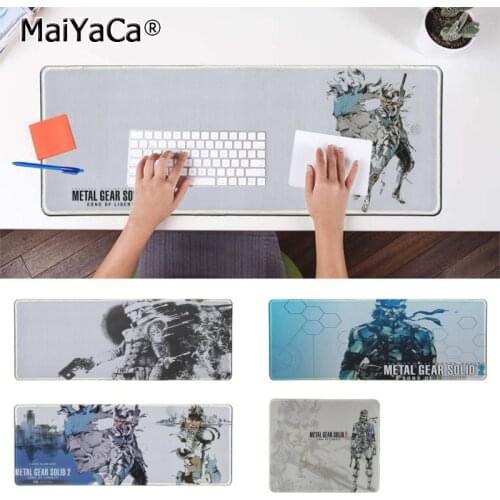Maiyaca Funny METAL GEAR SOLID 2 SONS OF LIBERTY Office Mice Gamer Soft Mouse Pad Rubber PC Computer Gaming mousepad
