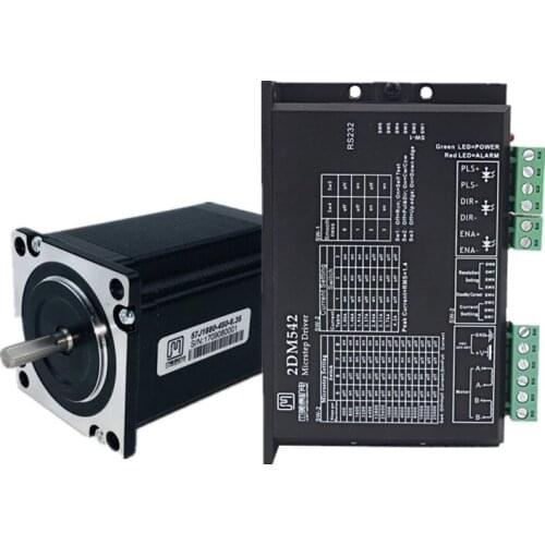 JMC CNC Single axis Kit ,2DM542 Stepper Motor Driver 4.2A 24-48V 256 Sub replace M542,2M542 stepper driver 312z/in stepper motor