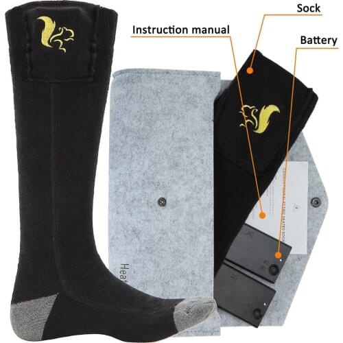 New Autumn And Winter Heating Warm Socks - Removable And Washable Battery Heating Socks Winter Outdoor Sports Essential Warmth