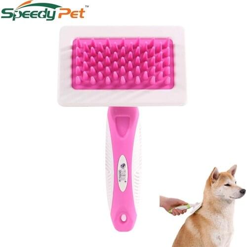 Pet Professional 360-Degree Rotating Massage Brush Puppy Cat Hair Grooming Slicker Comb Gilling Brush Quick Clean Tool For Dogs