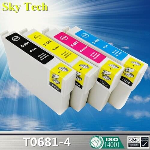 Compatible Ink cartridges For T0681 E-681 For Epson CX5000 / CX6000 / CX7000F / CX8400 / CX9400 / NX215 / NX300 / NX305 / NX400