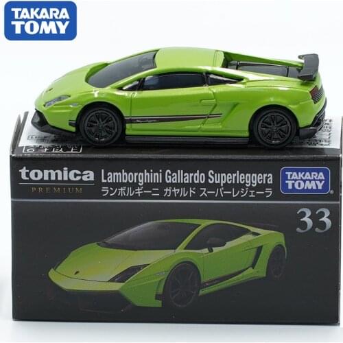 Takara Tomy Tomica Lamborghini Gallardo Superleggera LP570 Alloy Diorama Car Model Collection Miniature Carros TP33 Toys