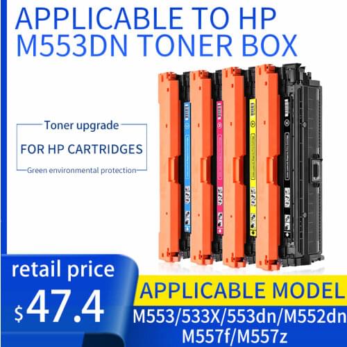 Toner Cartridge for HP 508A CF360A CF361A CF362A CF363A MFP-M553x MFP-M577dn Laser Printer