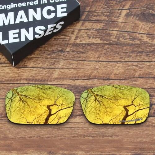 ToughAsNails Resist Seawater Corrosion Polarized Replacement Lenses for Oakley Drop Point Sunglasses Gold Mirrored