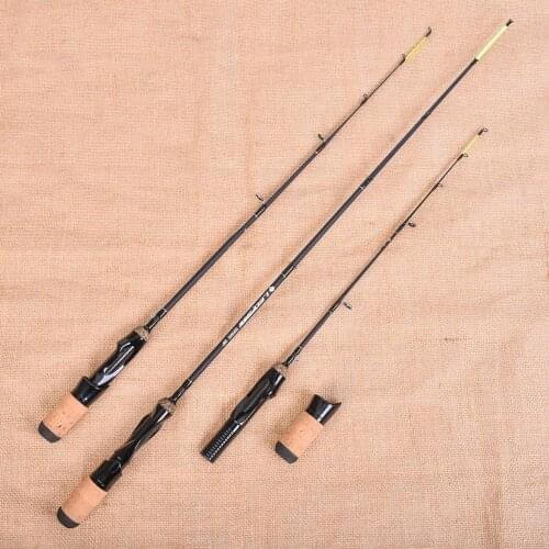Goture Winter fishing rod Flat Tip Ice Fishing Rod 48cm 63.5cm 71cm Ultralight Carp Perch Pike Jiggjing Fishing Pole