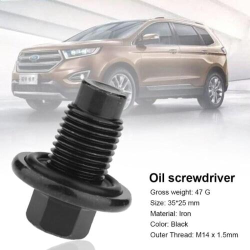 M14 x 1.5mm Car Oil Drain Sump Plug Screw for Ford Fusion Focus Grand C-Max Fiesta Galaxy Cougar Maverick Fiesta Auto Accessory