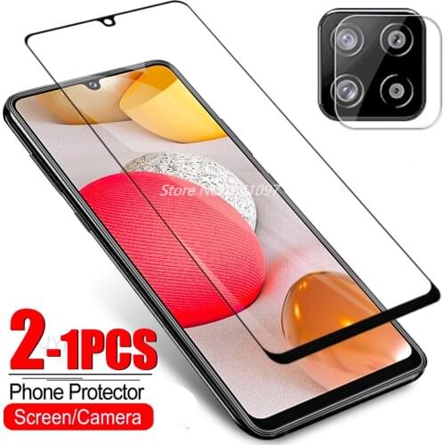 1-2pcs Premium screen protective glass for Samsung Galaxy A42 5Gglass camera protector for Samsung Sumsung A 42 5G lens film