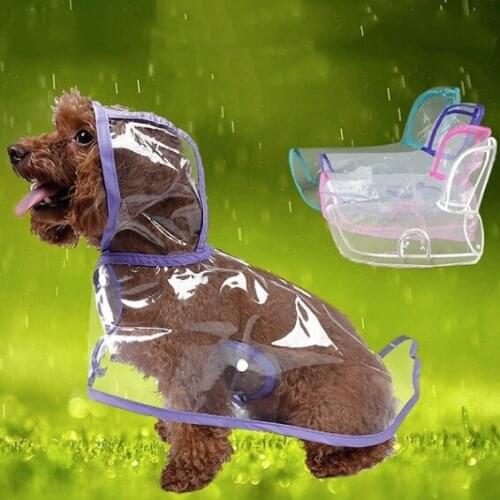 1 piece Dog Raincoat Puppy Waterproof Poncho Pet Clothes pet accessories