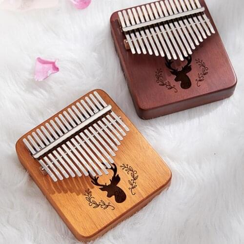 17 Keys Handy Protable Thumb Piano Kalimba Cute Mini Kalimba Keyboard Musical Instruments For Kids And Lady Mbira Sanza