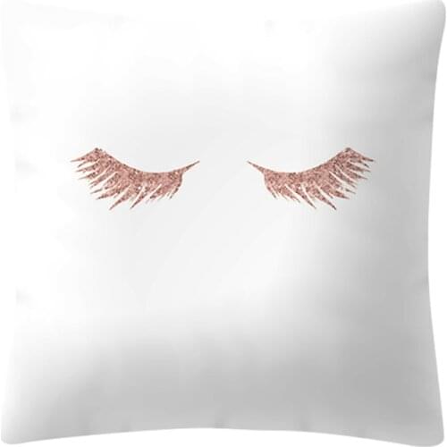 2021 Rose Gold Pink Pillow Cover Square Cushion Covers Pillow Case Sofa Cushion Cover 45*45cm Decorative Throw Pillows Case