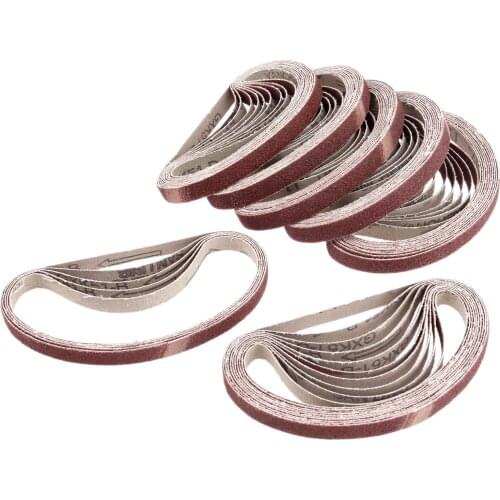 50Pcs 330*10mm Sanding Paper For Belt Sander 80 Grit Abrasive Polishing Sanding Belt For Angle Grinder Dremel Accessories